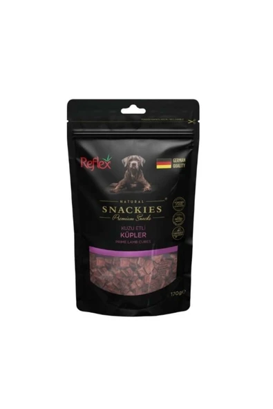 Snackies Natural Kuzu Etli Küp Tahılsız Köpek Ödül Maması 170 Gr ürün görseli 1