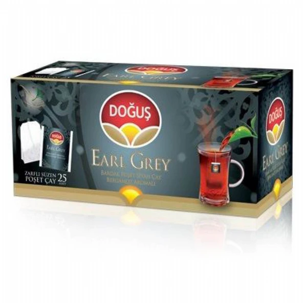 DOGUS  EARL GREY BARDAK 50GR POSET 25'LI ürün görseli 1