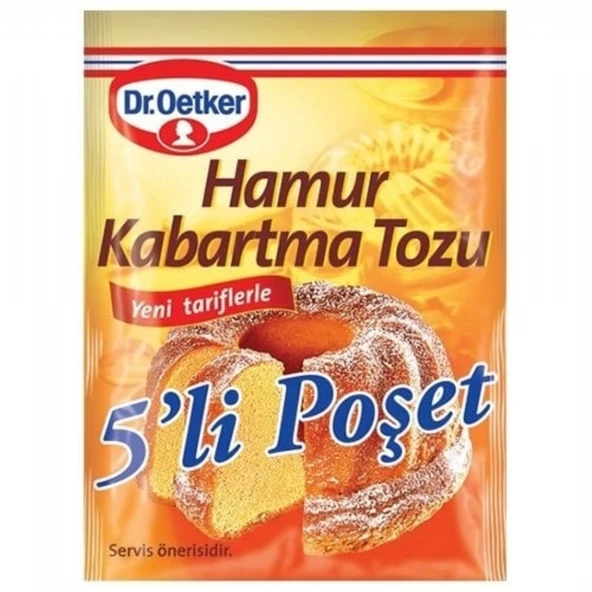 DR. OETKER KABARTMA TOZU 5'LI PAKET 10GR ürün görseli 1