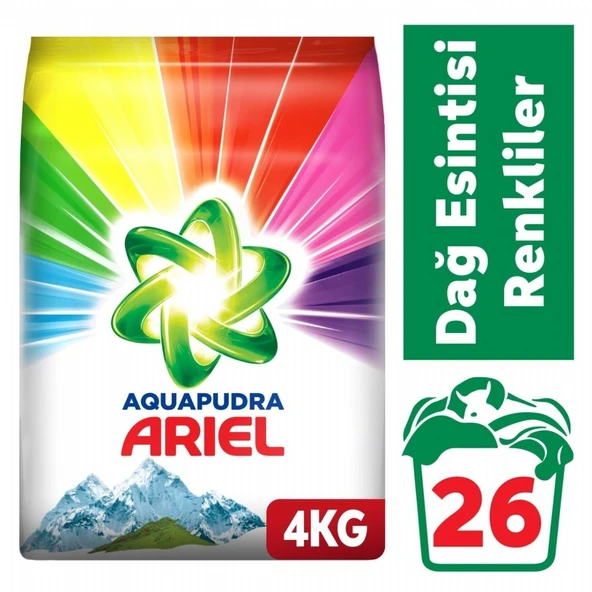 ARIEL 4KG DAG ESINTISI& RENKLI 727745 ürün görseli 1