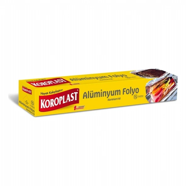 KOROPLAST ALUMINYUM FOLYO 15MT ürün görseli 1