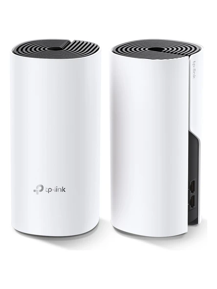 TP-Link Deco M4 2Pack  Wi-Fi 5 Mesh Sistemi  AC1200 Mbps Hız  Fiber Uyumlu  Çift Bant Gigabit Port  100 Cihaz 260  Kapsama Alanı  WPA3  Mobil Uygulama ile Kolay Kurulum !!!!OUTLET!!!!! - Resim 2