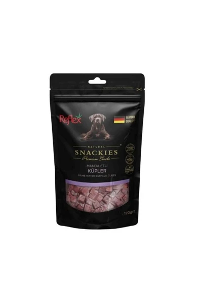 Snackies Natural Manda Etli Küp Tahılsız Köpek Ödül Maması 170 Gr ürün görseli 1