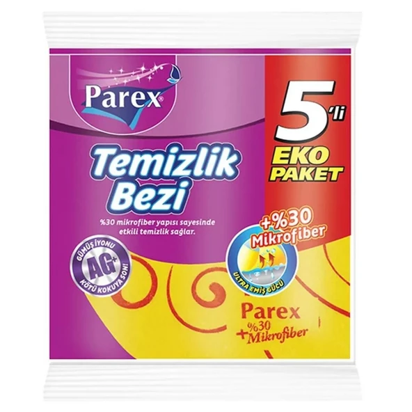 PAREX TEMIZLIK BEZI 5'LI EKO PAKET 7102 ürün görseli 1