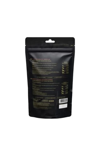 Snackies Natural Füme Somon Etli Şerit Köpek Ödül Maması 170 Gr - Resim 2