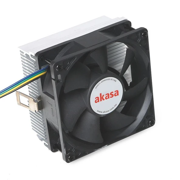 Akasa AK CC1107EP01 8cm Fanlı  AM2+-AM3+-AM4-FM1-FM2+  İşlemci Soğutucu ürün görseli 1