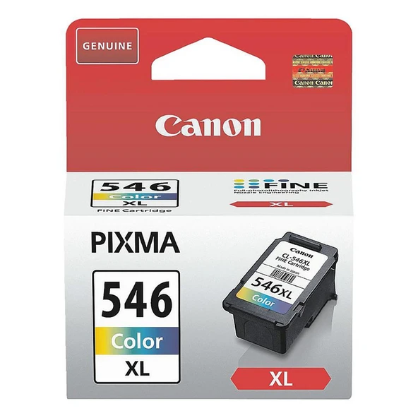Canon CL-546XL Yüksek Kapasite Renkli Kartuş MG2450-2455-2550 ürün görseli 1