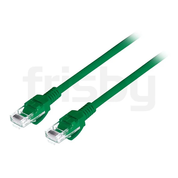 Frisby FA-C6732G CAT6 Patch Kablo 1m Yeşil ürün görseli 1