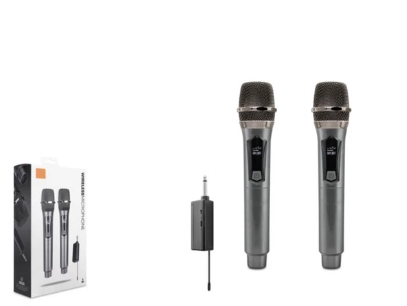 Hadron W1 Kablosuz (WIRELESS) 2Lİ Mikrofon Seti ürün görseli 1