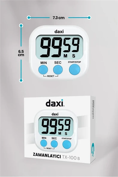Daxi TX-100 Beyaz Kronometre - Resim 2