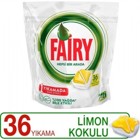 FAIRY KAPSUL 36'LU SARI 5178 ürün görseli 1