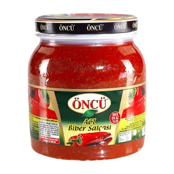 ONCU BIBER SALCASI 1650GR ACI ürün görseli 1