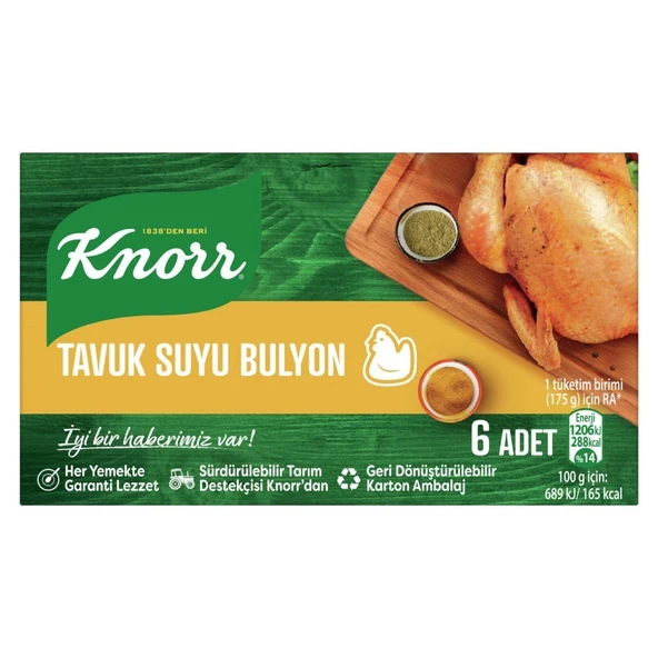 KNORR BULYON 60GR  6'LI TAVUKSU 8730 ürün görseli 1