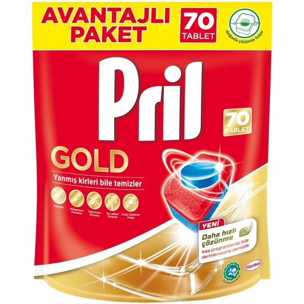 PRIL TABLET GOLD 70'LI 7819 ürün görseli 1