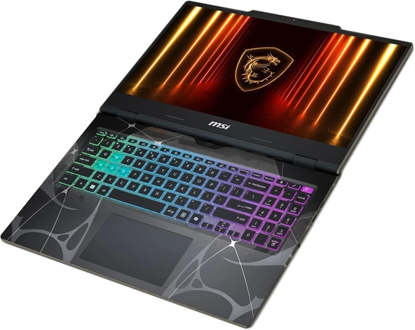 MSI CYBORG 15 B13WFKG-494XTR Dizüstü Bilgisayar, Intel Core I7-13620H, 15.6 FHD 144Hz, 16GB RAM DDR5, RTX5060 GDDR7 8GB, 1TB SSD, DOS - Resim 5
