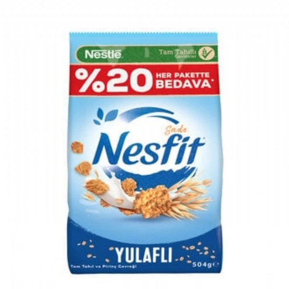 NESTLE NESFIT 504GR SADE %20 BEDAVA ürün görseli 1