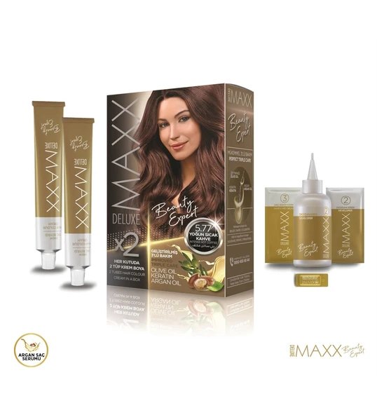 MAXX DELUXE BEAUTY EXPERT 5.77 Yoğun Sıcak Kahve Set Boya ürün görseli 1
