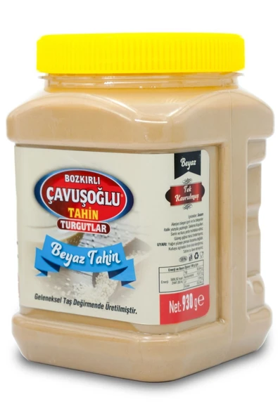 Az Kavrulmuş Beyaz Tahin Bozkır Tahini 930g X 3 - Resim 4