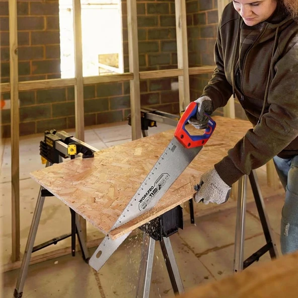 WORKPRO WP215012 550mm SK5 11 TPI Ağır Hizmet Tipi El Testeresi - Resim 4