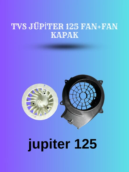 TVS Jüpiter 125 Fan ve Fan Kapak Seti – Hava Soğutma Sistem Parçaları ürün görseli 1