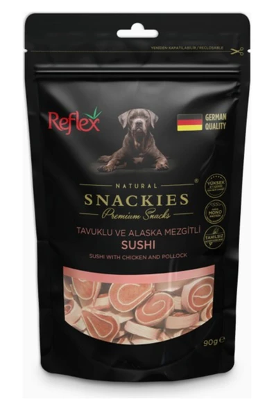 Snackies Tavuklu ve Balıklı Sushi 90 gr ürün görseli 1