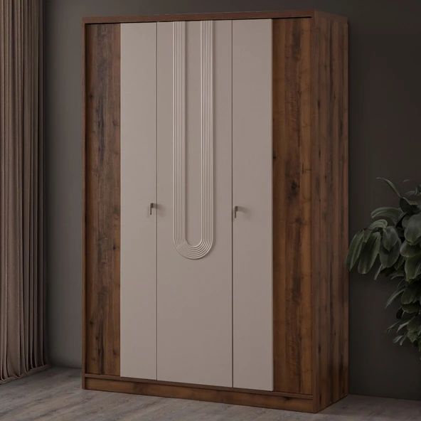 Gardırop, Megan 3 Kapaklı Dolap ürün görseli 1