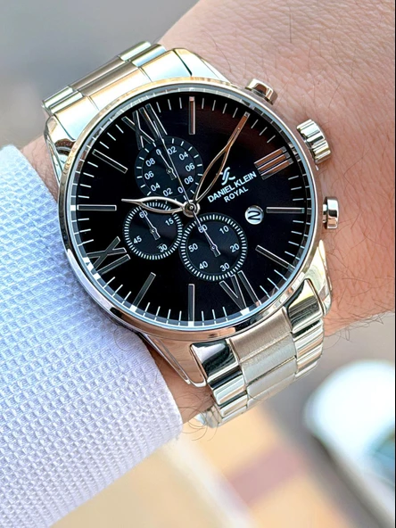 Daniel Klein İtalyan Tasarım Bileklik Hediyeli 2 Yıl Garantili 3 Atm Erkek Kol Saati K.KN.10984.2 - Resim 3