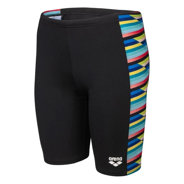 Arena Racing Stripe Swim Jammer Çocuk Siyah Yüzücü Mayosu 009012550 ürün görseli 1