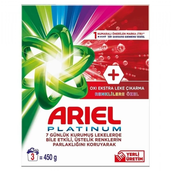 ARIEL 450GR OXI EXTRA HIJYEN COLOR KARTON KUTU 8450 ürün görseli 1