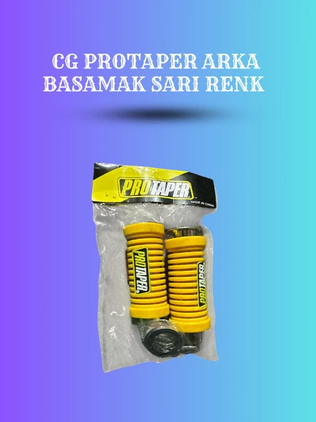 CG ProTaper Arka Basamak Sarı – Motosiklet Arka Ayaklık Takımı ürün görseli 1