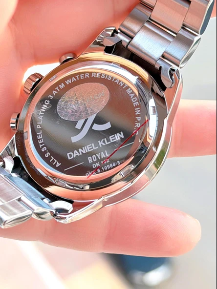 Daniel Klein İtalyan Tasarım Bileklik Hediyeli 2 Yıl Garantili 3 Atm Erkek Kol Saati K.KN.10984.2 - Resim 5