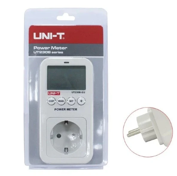 Uni-T Ut 230B-Eu 3680 W Priz Tip Wattmetre - Resim 2