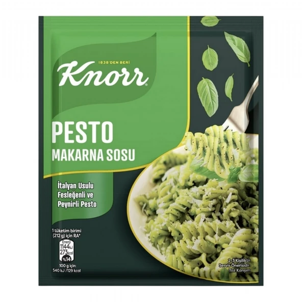 KNORR MAKARNA SOSU 50GR PESTO 1044 ürün görseli 1