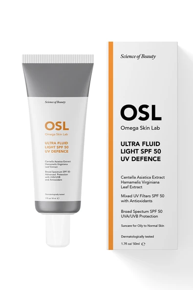 OSL Omega Skin Lab Ultrafluid Light Spf50 50ml (YAĞLI CİLTLER İÇİN GÜNEŞ KREMİ) - Resim 2