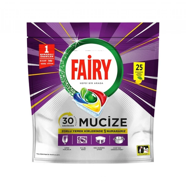 FAIRY KAPSUL 25'LI SARI MUCIZE 5533 ürün görseli 1