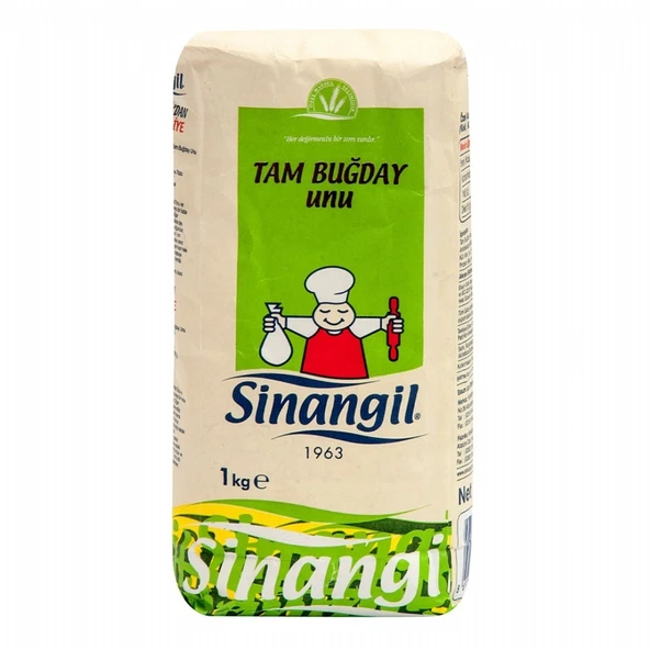 SINANGIL TAM BUGDAY UNU 1KG ürün görseli 1