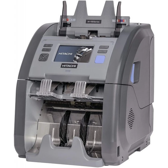 Hitachi I-Hunter IH-110 Fitnes'lı İki Katlı, 30 Ülke Kombinasyonlu Karışık Para Sayma Makinesi - Resim 2