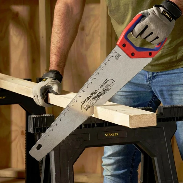 WORKPRO WP215010 450mm SK5 11 TPI Ağır Hizmet Tipi El Testeresi - Resim 6