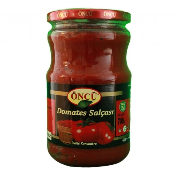 ONCU DOMATES SALCASI 700GR CAM(12) ürün görseli 1