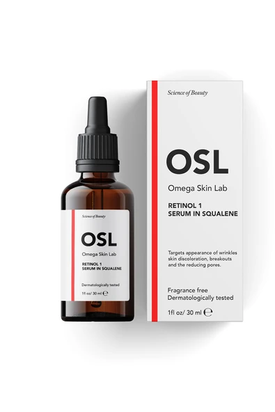 OSL Omega Skin Lab Retinol %1 Serum In 30ml (yaşlanma Karşıtı Konsantre Gece Serumu Yüksek Güç) - Resim 2