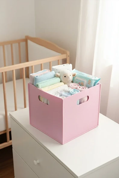 Çok Amaçlı Kullanım Keçe Organizer Dolap İçi Düzenleyici Saklama Kutusu ürün görseli 1