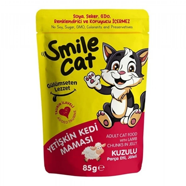 SMILE CAT POUCH 85GR KEDI KUZULU ürün görseli 1