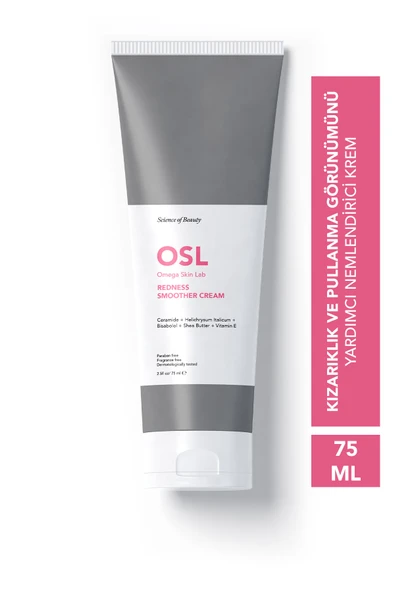 OSL Omega Skin Lab Redness Smoother Cream 75ml (ROZASEA KARŞITI KREM) ürün görseli 1