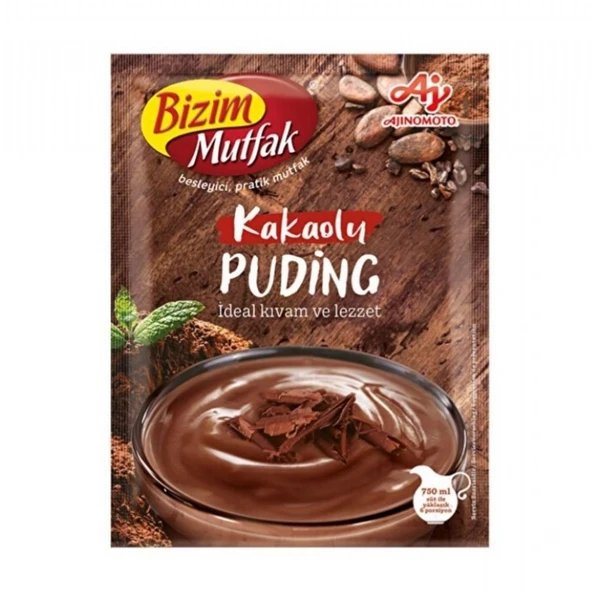 BIZIM MUTFAK PUDING KAKAOLU 132GR 6353-23 ürün görseli 1