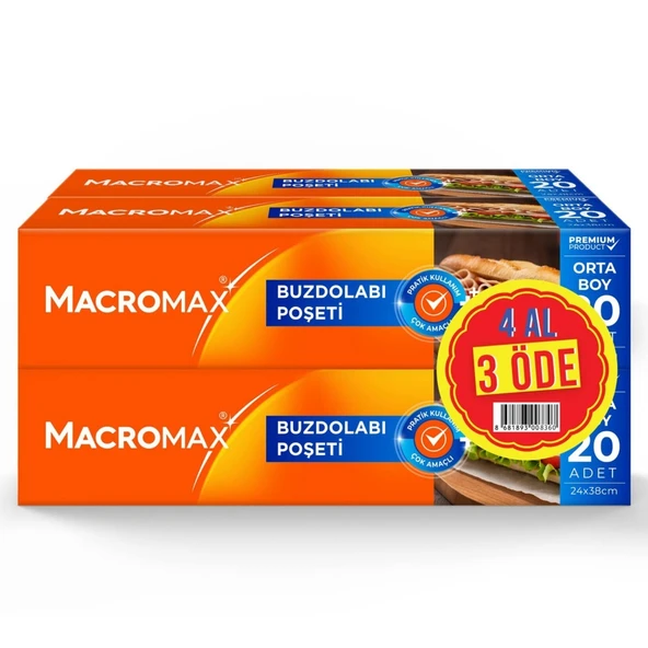 MACROMAX BUZD. POSETI ORTA BOY 4 AL 3 ODE 80LI*12 ürün görseli 1
