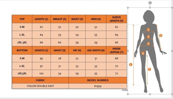 MDB Kadın Uzun Kollu Bisiklet Yaka Cepli Viskon Iki Iplik Bluz Ve Pantolon Ikili Takım - Resim 4