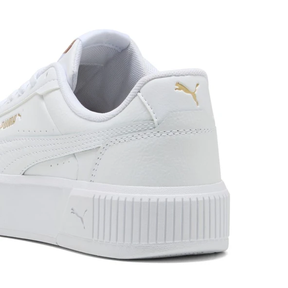 Puma Carina Mia Kadın Beyaz Sneaker Ayakkabı 40263706 - Resim 5