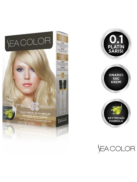 Sea Color 0.1 Platin Sarısı Set Boya ürün görseli 1