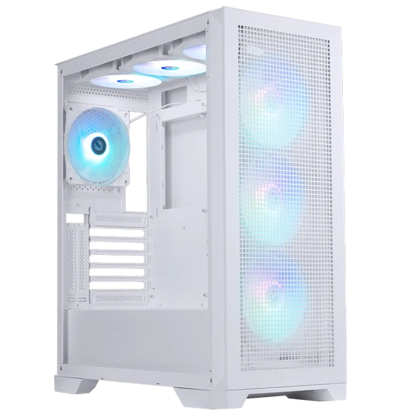 BitFenix MG953 850W 80+Bronze Tempered Glass FRGB USB 3.0 ATX Mid Tower Beyaz Kasa BFC-MGB85WWGSW-4F - Resim 2