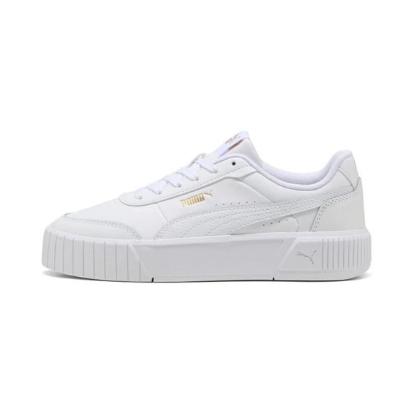 Puma Carina Mia Kadın Beyaz Sneaker Ayakkabı 40263706 - Resim 2